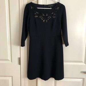 Banana Republic petite navy dress. Barely worn!!